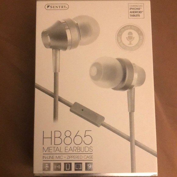 Grey earphones - Picture 1 of 4